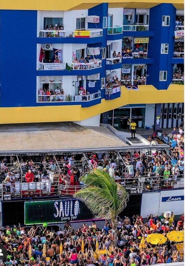 Flat O Point Do Carnaval Do Farol Da Barra Lägenhet Salvador Exteriör bild