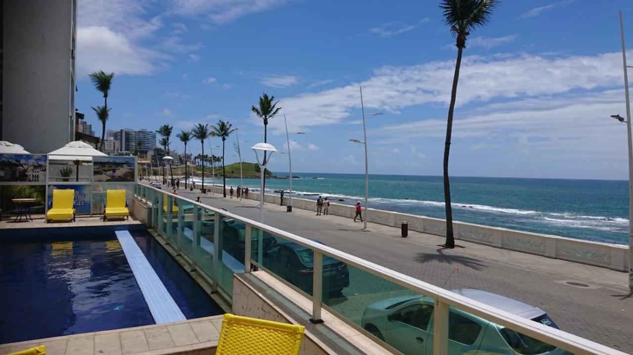 Flat O Point Do Carnaval Do Farol Da Barra Lägenhet Salvador Exteriör bild
